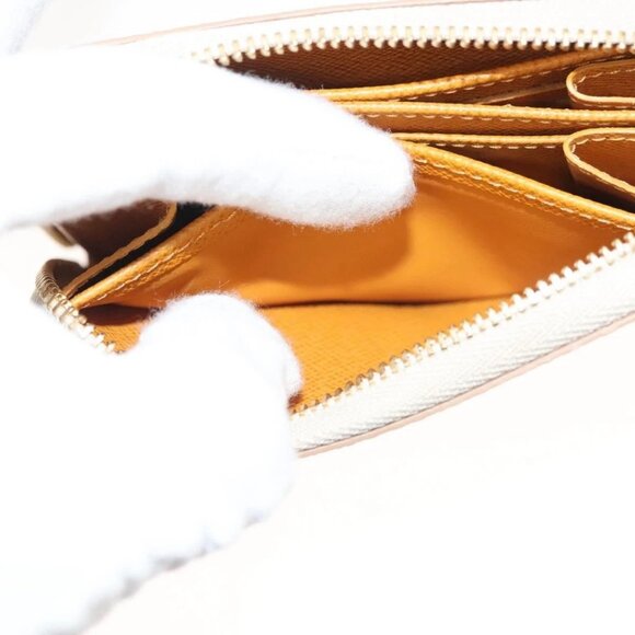 LOUIS VUITTON Monogram Monopanam Zippy Coin Purse Beige M82691 LV Auth 115227M - Picture 10 of 16